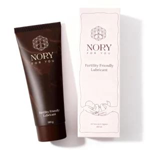 Nory India’s First Fertility Friendly Water-Based Lubricant Gel – Organic Aloe Vera Personal Lube for Men & Women | 100g, Non-Staining & TTC Friendly (Pack of -2)
