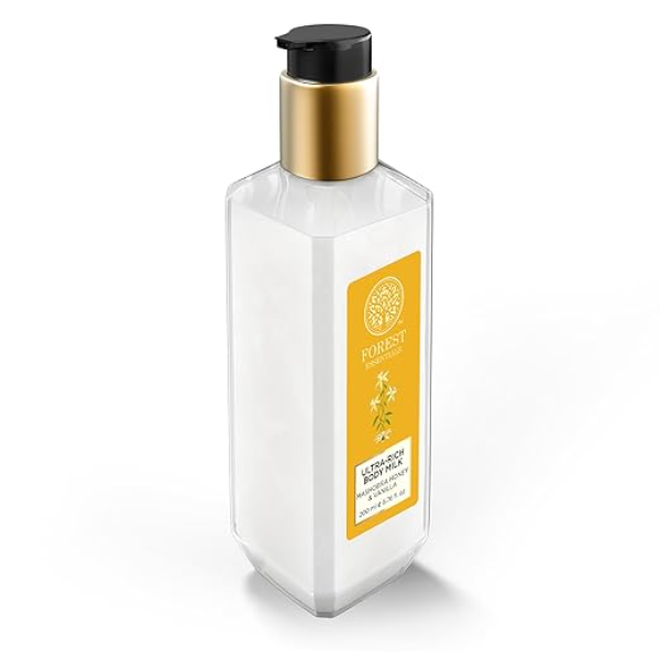 Forest Essentials Ultra-Rich Body Milk – Honey & Vanilla | Luxury Ayurvedic Body Lotion for Soft & Glowing Skin | Deeply Nourishing & Fast-Absorbing Daily Moisturizer | 200ml - Image 3