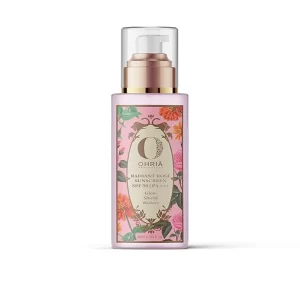 Ohria Ayurveda Radiant Rose Sunscreen SPF 50+ | Natural Sun Protection with Yashad Bhasma & Sesame Oil | Brightening & Lightweight, 50g