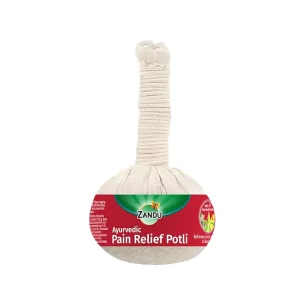 Zandu Ayurvedic Pain Relief Potli (180g) | Herbal Heat Therapy Massager for Knee, Back & Neck Pain | Reduces Swelling & Improves Blood Flow | Infused with 17 Potent Herbs