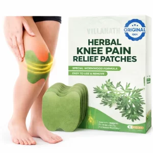 Natural herbal knee pain relief patches pack.