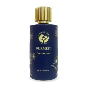 Premium Dog Perfume Deodorant Spray bottle showing the long-lasting odor control label design.