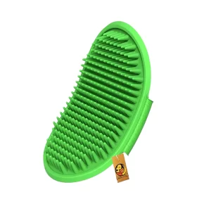 Foodie Puppies Pet Massage & Grooming Glove for Dogs, Cats, Rabbits & Hamsters – Soothing Rubber Bristle Brush for Bathing, Shampooing & Relaxing – 1 Piece