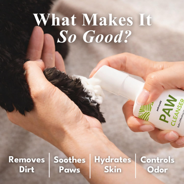 Petroyale Foaming Paw Cleaner for Dogs & Cats – Gentle Pet Paw Washer with Aloe Vera & Coconut Oil - Image 2
