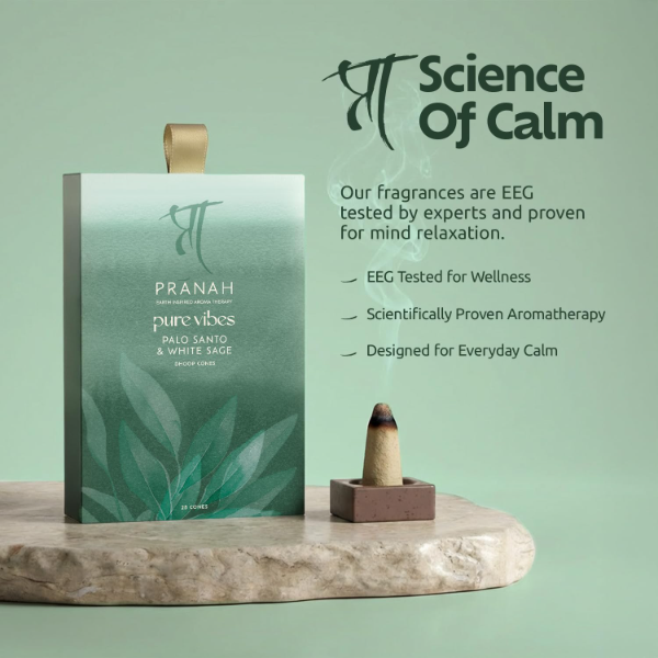 Pranah Palo Santo & White Sage Dhoop Sticks – 25 Charcoal-Free Vegan Incense Sticks | Tuberose, Vanilla & White Floral Aroma | Non-Toxic Fragrance for Meditation, Yoga, Relaxation & Gifting - Image 3