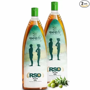 RSO Plus Ayurvedic Herbal Body Massage Oil – Skin Firming & Relaxation with Amla & Neem | Pack of 2 (150ml Each)