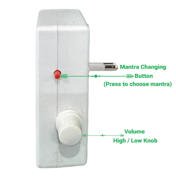 Radhe Krishna 9-in-1 LED Mantra Chanting Box with Adjustable Volume & Bell Sounds | Spiritual Audio Player for Home Temple, Meditation & Puja | Glowing Light for Peaceful & Positive Atmosphere | Perfect Devotional Gift - Image 4