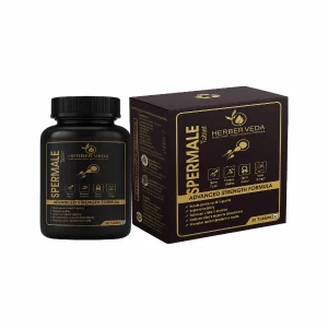Spermale Tablets for Men – Herbal Male Fertility Support & Sperm Booster Supplement | Enhances Vitality, Reproductive Health & Sexual Wellness | 30 Tablets (Pack of -2)
