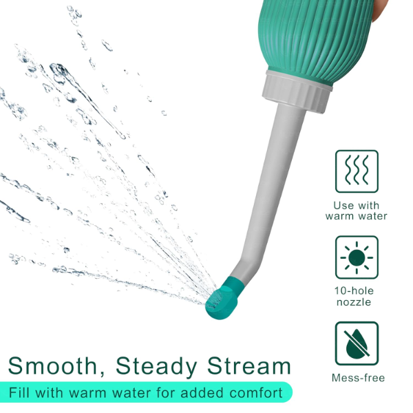 OTICA Portable Bidet Spray for Toilet – 500ML Handheld Personal Hygiene Peri Bottle with Angled Nozzle – Anti-Slip Water Spray for Travel, Postpartum, Perineal care, Camping & Baby Care - Image 4