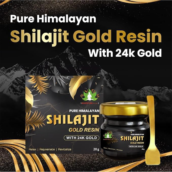 SVGH 24k Gold Grade Himalayan Shilajit Resin | Premium Shilajeet for Men’s Vitality, Strength & Endurance | Lab-Tested Ayurvedic Formula | Original Mountain Gold Shilajit - Image 2