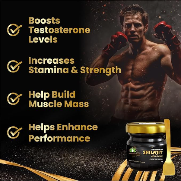 SVGH 24k Gold Grade Himalayan Shilajit Resin | Premium Shilajeet for Men’s Vitality, Strength & Endurance | Lab-Tested Ayurvedic Formula | Original Mountain Gold Shilajit - Image 3