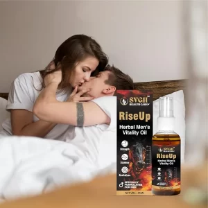 SVGH RiseUp Men's Performance Oil (25ml) - Strength, Thickness & Length Support | 100% Natural Herbal Massage Formula | Advanced Male Vitality & Stamina Booster