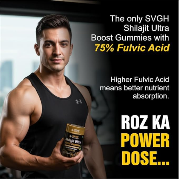SVGH Shilajit Ultra Boost Gummies & RiseUp Vitality Oil | Men’s Performance Stack for Strength, Girth & Stamina | Natural Energy & Tissue Support Bundle | 30 Gummies + 25ml Oil