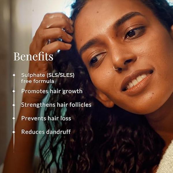 Forest Essentials Bhringraj & Shikakai Hair Cleanser – 200ml | Natural Ayurvedic Shampoo for Hair Fall Control & Hair Thinning | Sulphate-Free & Anti-Dandruff Formula | For Stronger, Healthier Hair - Image 3