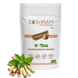 Sushram Ashwagandha Powder (Withania Somnifera) | Original Ayurvedic Adaptogen for Better Sleep & Anxiety Relief | Muscle Recovery & Strength Booster for Men & Women | Lab Tested Purity