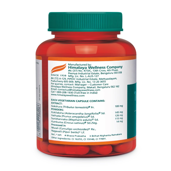 Himalaya Tentex Royal Capsules for Men – Herbal Support for Physical Performance, Strength & Stamina | 30 Capsules (PACK OF -2) - Image 2