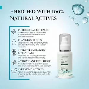 Varicose Vein Relief Cream | Fast Pain, Swelling & Leg Discomfort Support | Deep Penetration Ayurvedic Formula