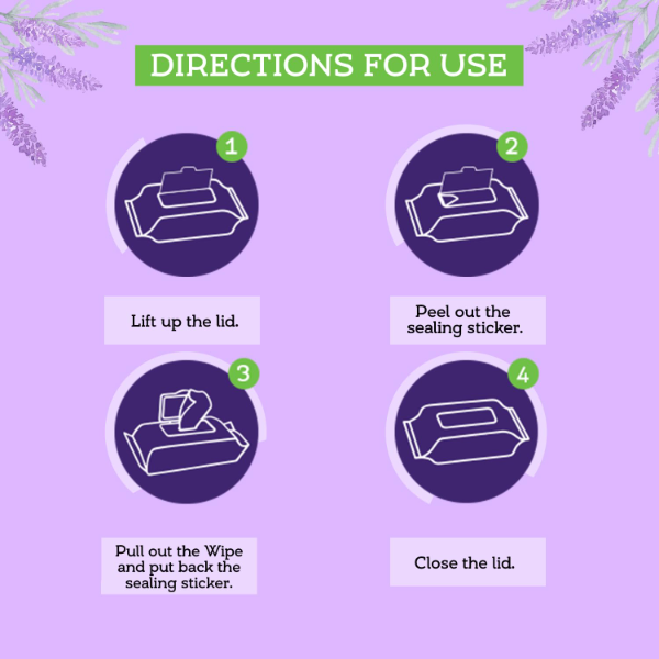 PUPPEE Wipe ME Biodegradable Pet Wipes for Dogs & Cats – Lavender, Vitamin E & Olive Oil, 144 Count (Pack of 3) - Image 4