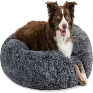 ZEXSAZONE® Round Donut Washable Reversible Pet Bed – Ultra Soft & Durable Dog and Cat Bed | Cozy Puppy Sleeping Mat for Medium Dogs, Cats & Breeds like Labrador and German Shepherd, Ideal Summer Comfort Bed