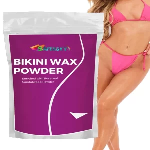 BLITZWAX Herbal Wax Powder for Women, Painless Bikini & Intimate Hair Removal, Fast 5-Minute Waxing Kit for Underarms, Legs, Hands & Sensitive Areas, Suitable for All Skin Types (Pack of 3)