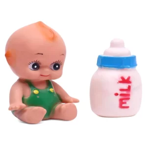 Ratna’s Squeezy Baby Bath Toy with Bottle – Non-Toxic Soft Squeeze Toy for Kids | Fun Playtime & Bathtime Sensory Companion for Toddlers