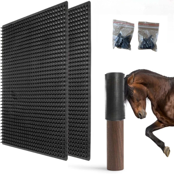 CALANDIS™ Horse Scratching Post Pad – Soft Livestock Scratcher for Horses, Cows & Farm Animals | Durable Stable Scratch Pad (Size S) - Image 4