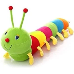 Colorful Caterpillar Plush Toy for Kids | Soft Stuffed Animal for Boys & Girls | Cute Cuddle Pillow & Playtime Companion | Ultra-Soft Multicolor Caterpillar Gift for Toddlers and Children