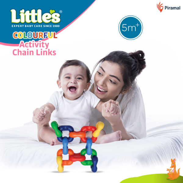 Little’s Colorful Activity Chain Links for Kids – Educational Linking & Sorting Toy for Toddlers, Multi-Color Baby Learning Toy for Hand-Eye Coordination, Fine Motor Skills & Early Development - Image 3