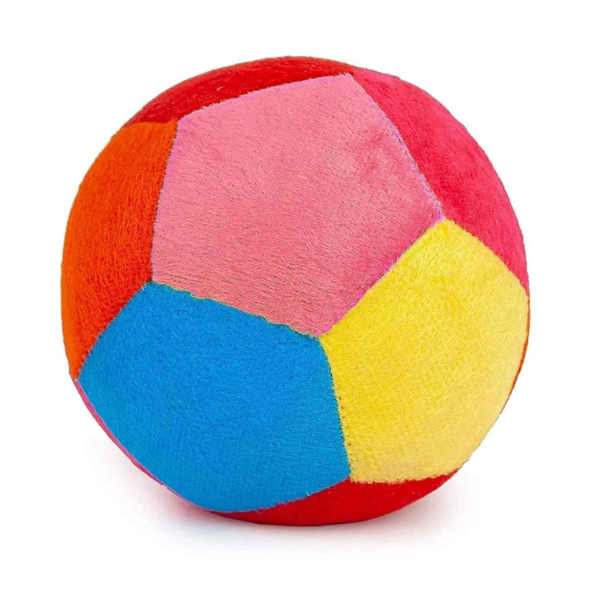 DearJoy Soft Baby Rattle Ball Toy – Multicolor Sensory Activity Ball for Infants & Toddlers, Lightweight Grasping Toy with Rattle Sound, Early Development Educational Toy for Babies, Safe & Engaging Play