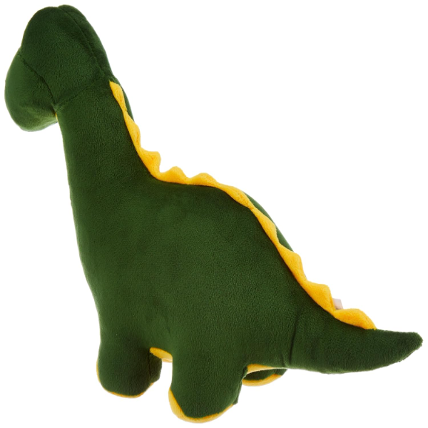 Cute Dinosaur Plush Toy for Kids – Super Soft Stuffed Animal for Boys & Girls, 34 cm Green & Yellow Cuddly Dino Doll, Safe and Huggable Toddler Toy - Image 4
