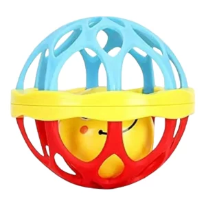 INCARNATION Colorful Soft Baby Ball Rattle Toy – Non-Toxic Plastic Bath & Sensory Toy for Newborns & Infants, Multi-Color Early Learning Activity Toy for Babies & Toddlers