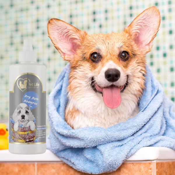 Pet Life Organic Waterless Dry Shampoo for Dogs, Cats, Puppies, Kittens & Rabbits – Natural Spray Cleanser for a Soft, Shiny & Fresh Coat | 500 ml - Image 4