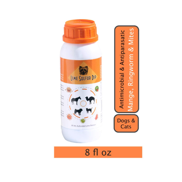 Veterinary Lime Sulfur Dip for Pets & Horses – Fast Relief for Mange, Ringworm, Fleas & Dry Skin – 8oz - Image 2