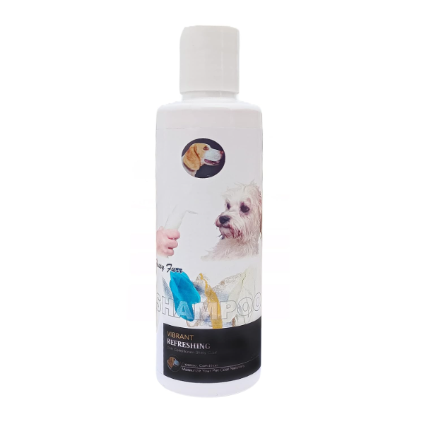 Natural Pet Bath Shampoo – Gentle & Refreshing Cleanser for Dogs, Puppies, Cats, Kittens & Rabbits | Smooth, Shiny, Healthy Coat – 200ml