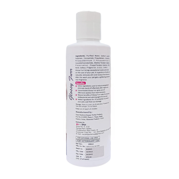 Natural Pet Bath Shampoo – Gentle & Refreshing Cleanser for Dogs, Puppies, Cats, Kittens & Rabbits | Smooth, Shiny, Healthy Coat – 200ml - Image 2