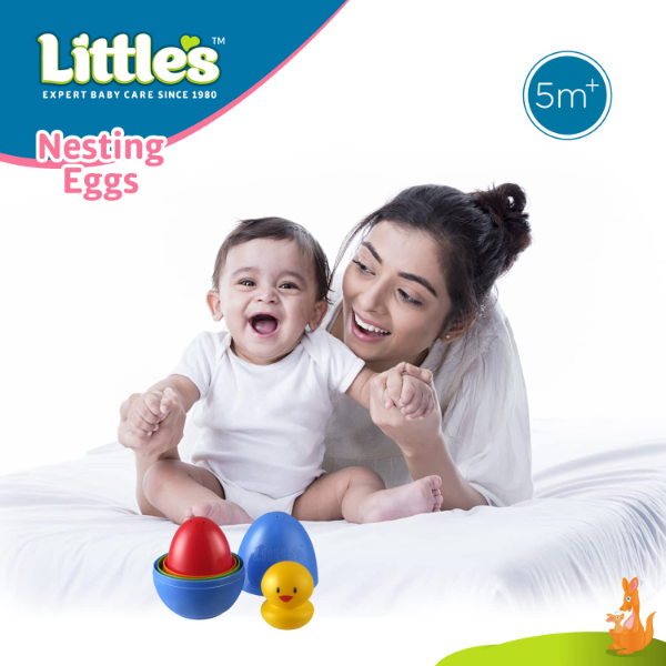 Piramal Little’s Nesting Eggs Activity Toy Set (4 Pieces) – Multicolor Infant & Preschool Learning Toy, Montessori Early Development Toy for Motor Skills, Hand-Eye Coordination & Reasoning Skills - Image 2