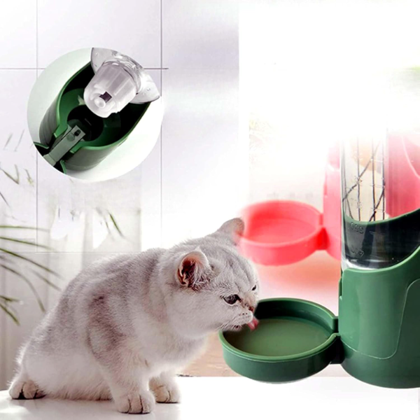 Woofy 14oz Rabbit & Small Pet Water Feeder Bottle – Anti-Overflow Automatic Hanging Cage Water Dispenser for Rabbits, Cats, Dogs, Ferrets & Other Small Animals | Color May Vary