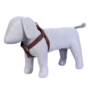 Pets Like Brown V-Shaped Dog Harness – Durable Spun Polyester Regular Harness for Large Dogs (Comfort Fit)