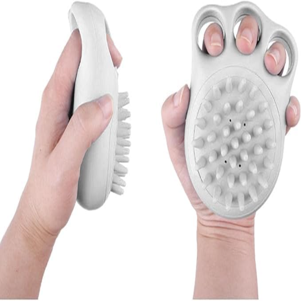 Foodie Puppies Pet Bath Brush with Shampoo Dispenser | Soft Silicone Grooming & Shedding Brush for Dogs, Cats & Rabbits - Image 4