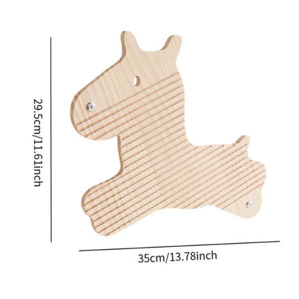 Rabbit Scratching Board – Claw Grinding Pad for Hamsters, Hedgehogs & Small Pets | Cat & Small Animal Scratcher - Image 2
