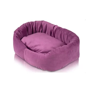 Reversible Ultra-Soft Velvet Pet Bed – Luxury Sofa-Style Bed for Dogs, Cats, Puppies & Rabbits | Cozy Plush Cushion, 91 x 91 x 20 cm