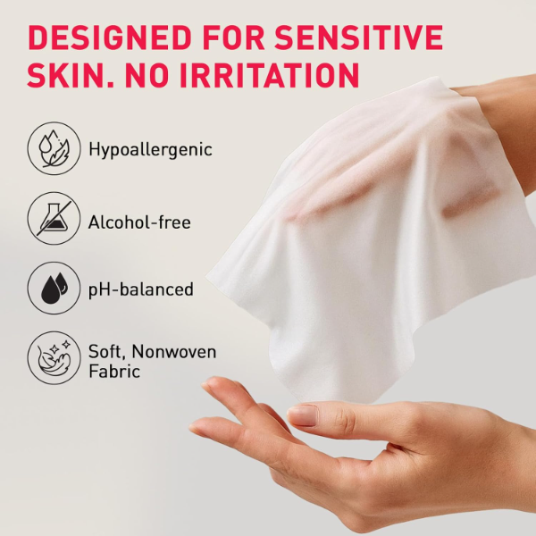 Sirona pH-Balanced Intimate Hygiene Wet Wipes – 50 Count | Neem & Sea Buckthorn Extract | Alcohol-Free Feminine Wipes for Intimate Care | Soft Nonwoven Fabric | Freshness for Travel, Periods & Pre/Post Intimacy
(Pack of -3) - Image 3