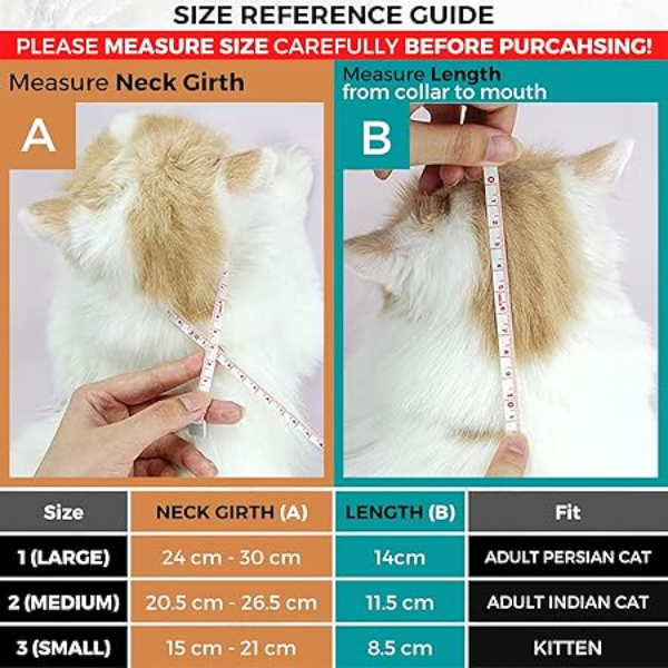 PALLY Pets Adjustable Cat Cone Collar for After Surgery – Medium Size Recovery E-Collar for Cats & Small Pets, Anti-Lick Anti-Bite Protective Cone for Wound Healing & Post-Surgery Care - Image 2