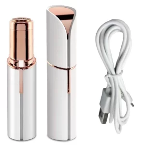 VIFERA Facial Hair Remover for Women – USB Rechargeable Electric Face Hair Remover for Upper Lip, Chin, Cheeks & Eyebrows, Painless Portable Epilator for Smooth Hair Removal