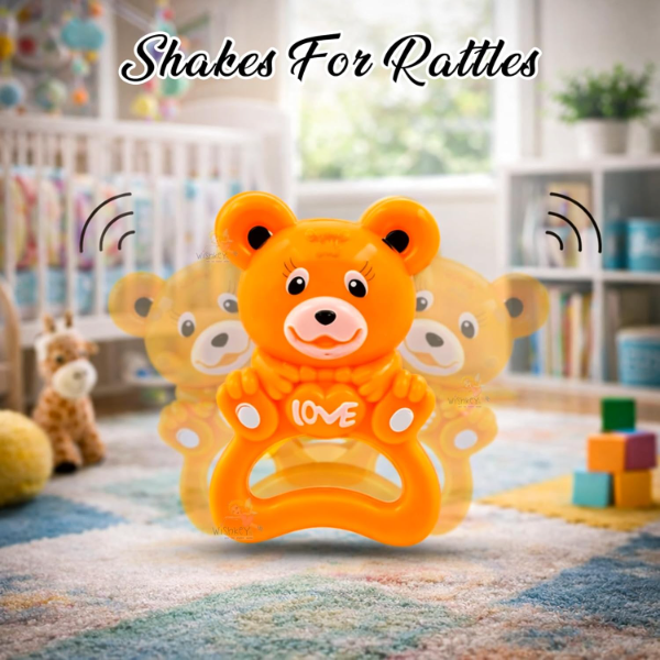 WISHKEY 13-Piece Baby Rattle & Teether Set – BPA-Free Non-Toxic Multicolor Sensory Toys for Infants, Shake & Grab Developmental Toys for Newborns & Babies, Early Learning Gift Set - Image 4