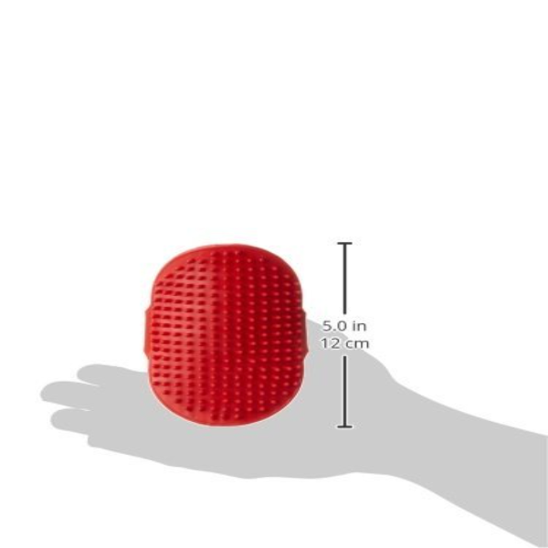 The Pets Company Pet Massage Bath Glove for Dogs, Cats, Rabbits & Hamsters – Soft Rubber Bristle Grooming & Shampoo Brush for Gentle Washing, Shedding & Soothing Massage | 1 Piece (Colour May Vary) - Image 4