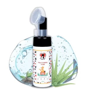 HEARTIE Waterless Paw Cleaner Foam for Dogs & Cats – No-Rinse Paw Cleansing Foam with Aloe Vera, Tea Tree, Eucalyptus & Glycerine | Gentle pH-Balanced Paw Wash for Small & Large Pets | Paraben-Free 150ml
