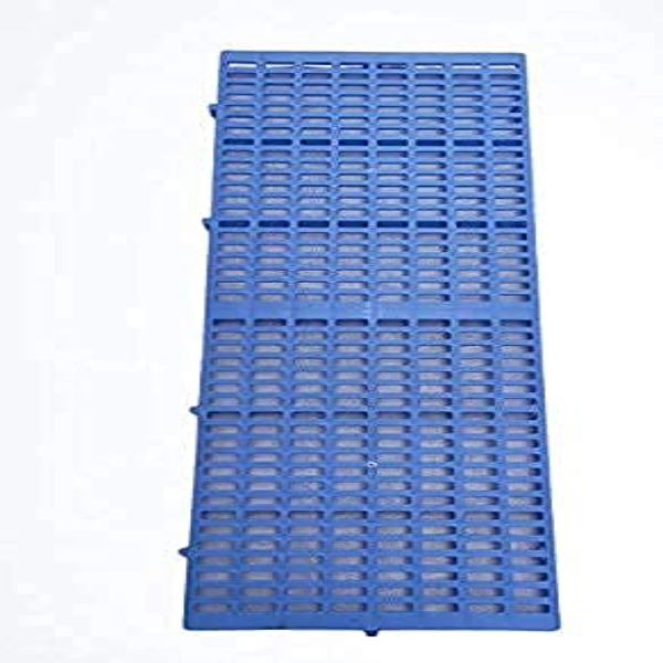 Woofy Multipurpose Plastic Flooring Mats for Pets – Set of 4, Extra Large Floor Pads for Dogs, Cats, Rabbits & Goats | 36 x 12 Inch, Blue