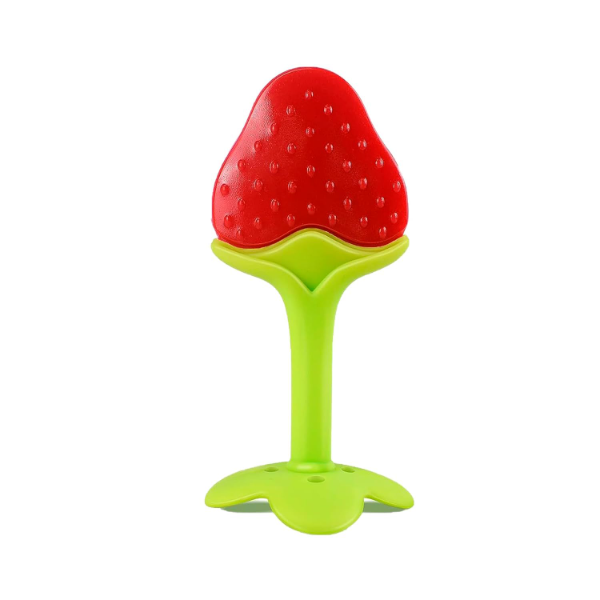 Silicone Baby Teething Toys Set of 3 – Fruit Shape BPA-Free Soothing Teethers for Infants 0–12 Months, Soft Gum Relief Teething Toys for Newborns & Babies - Image 2