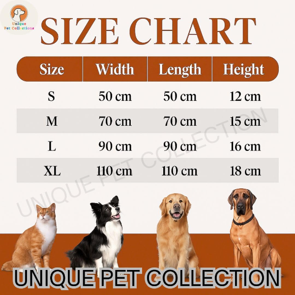 Cozy Polyester Pet Bed for Dogs & Cats – Soft, Durable, Washable Pillow for Puppies, Rabbits & Persian Cats – All-Season Indoor & Outdoor Comfort (Black Cream, Small)" - Image 3